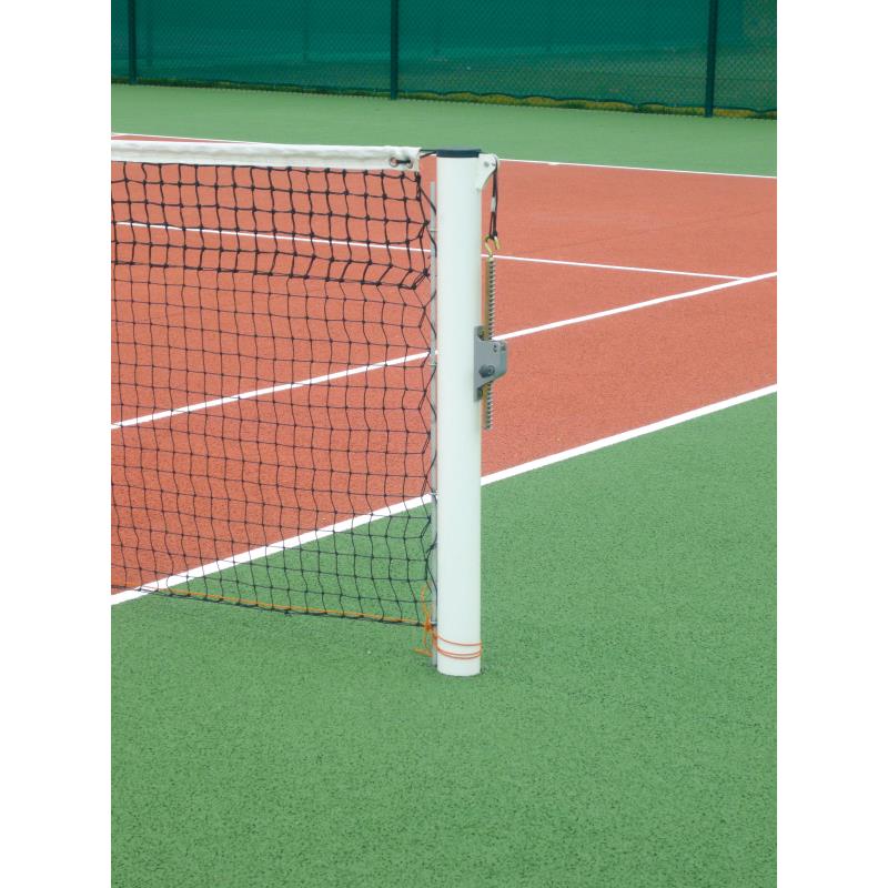 Paire poteaux tennis ronds acier - Tennis - METALUPLAST- Clubs - Entreprises - Collectivités - Associations