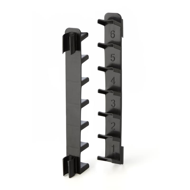 Lot de 2 taquets 6 hauteurs noirs 28 cm - TREMBLAY