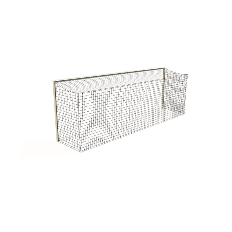 Filets buts rabattables à 8 simple 3mm trapézoïdale (la paire) - Football - METALUPLAST- Clubs - Entreprises - Collectivités - Associations