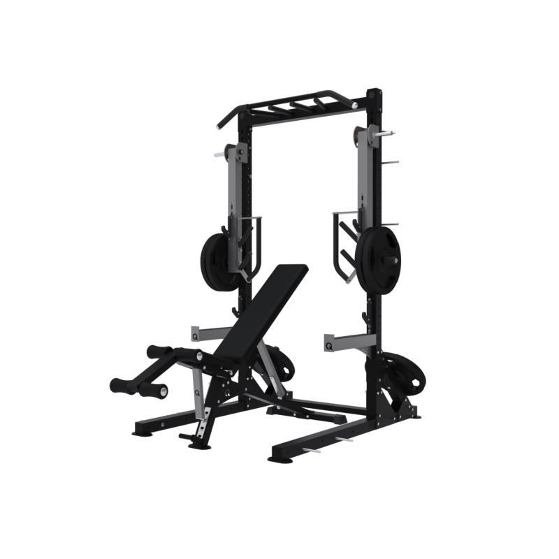 Power rack et jammer avec banc réglable - Appareils de Musculation - LAROQ- Clubs - Entreprises - Collectivités - Associations