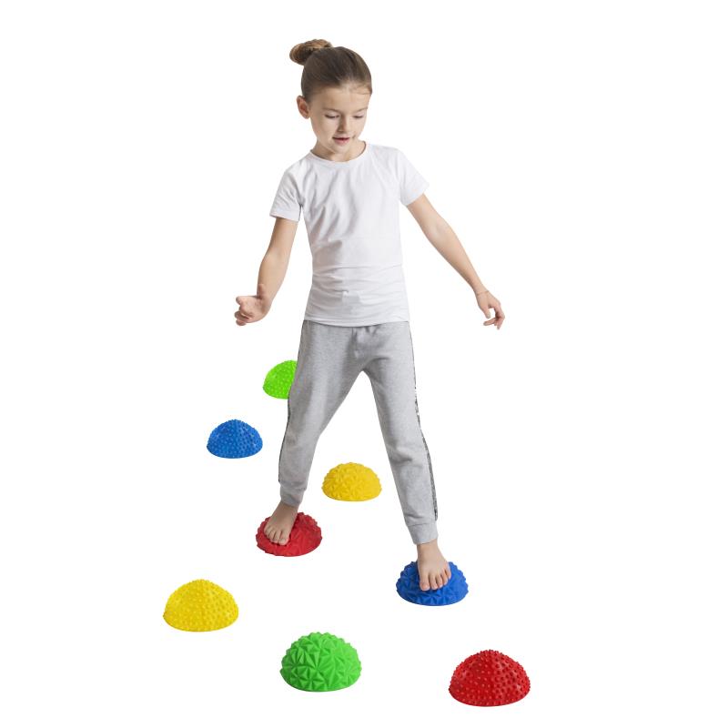 Lot de 8 pierres de rivière sensorielles - MEGAFORM