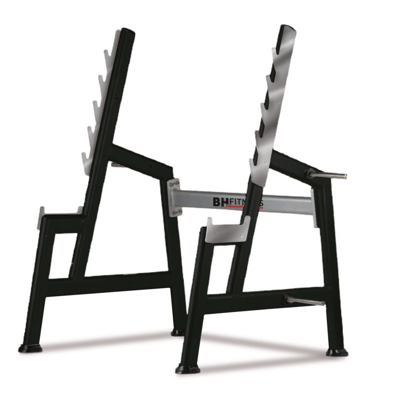 Rack à squat 5 positions - bh fitness l845 noir - Appareils de Musculation - BH FITNESS- Clubs - Entreprises - Collectivités - Associations