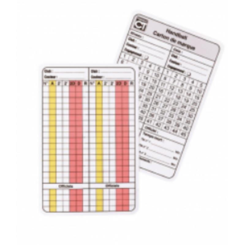 Lot de 10 cartons suivi arbitrage - Handball - TREMBLAY- Clubs - Entreprises - Collectivités - Associations