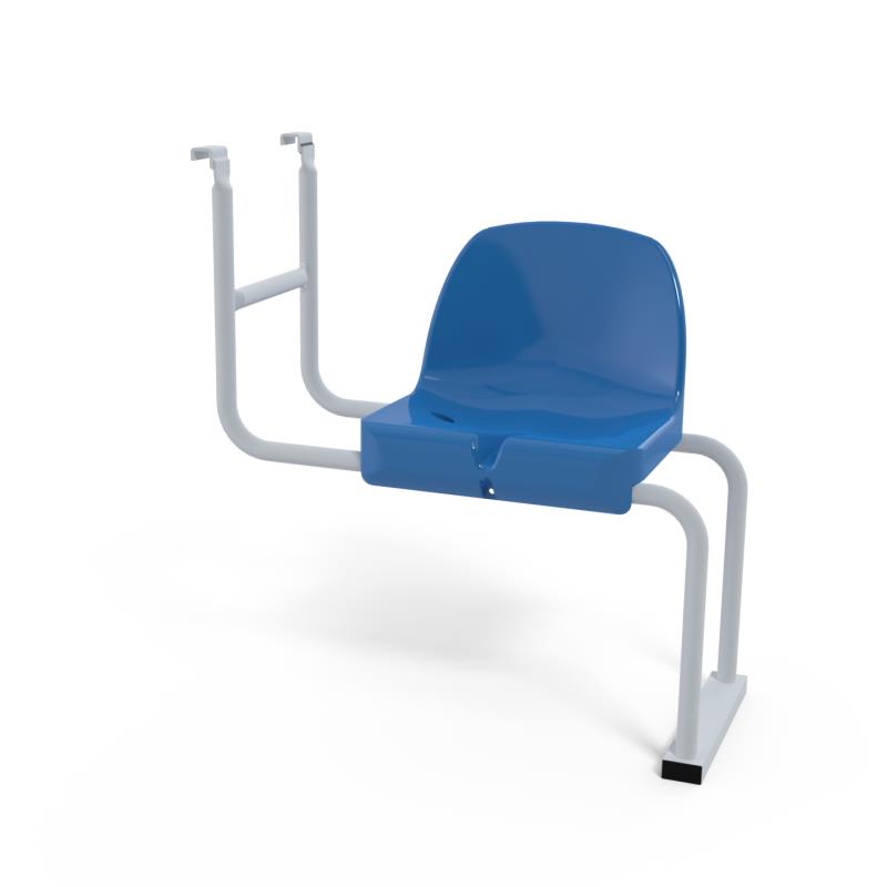 Chaise latérale droite ou gauche en aluminium - Tennis - SODEXSPORT- Clubs - Entreprises - Collectivités - Associations