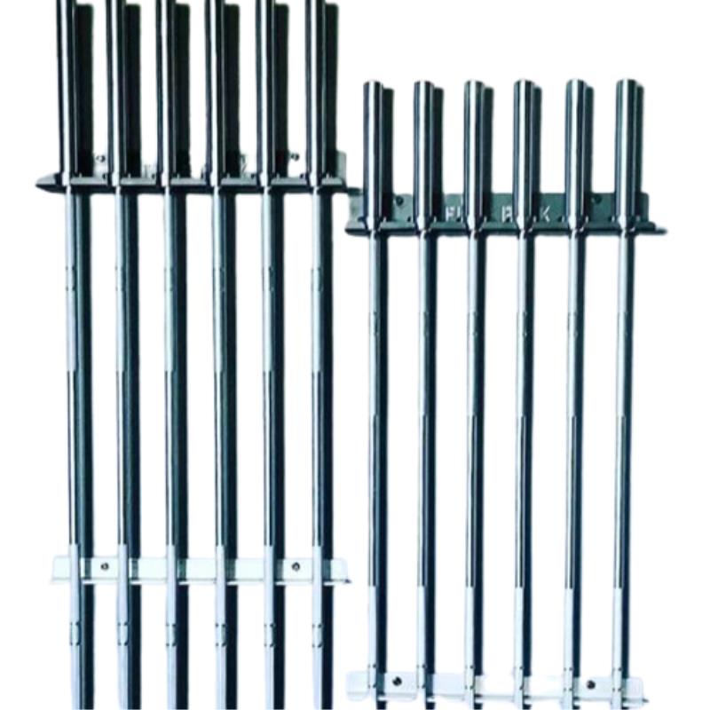 Stockage de 6 barres mural vertical fit&rack - Barres, poids, disques, wall, etc... - FIT & RACK- Clubs - Entreprises - Collectivités - Associations