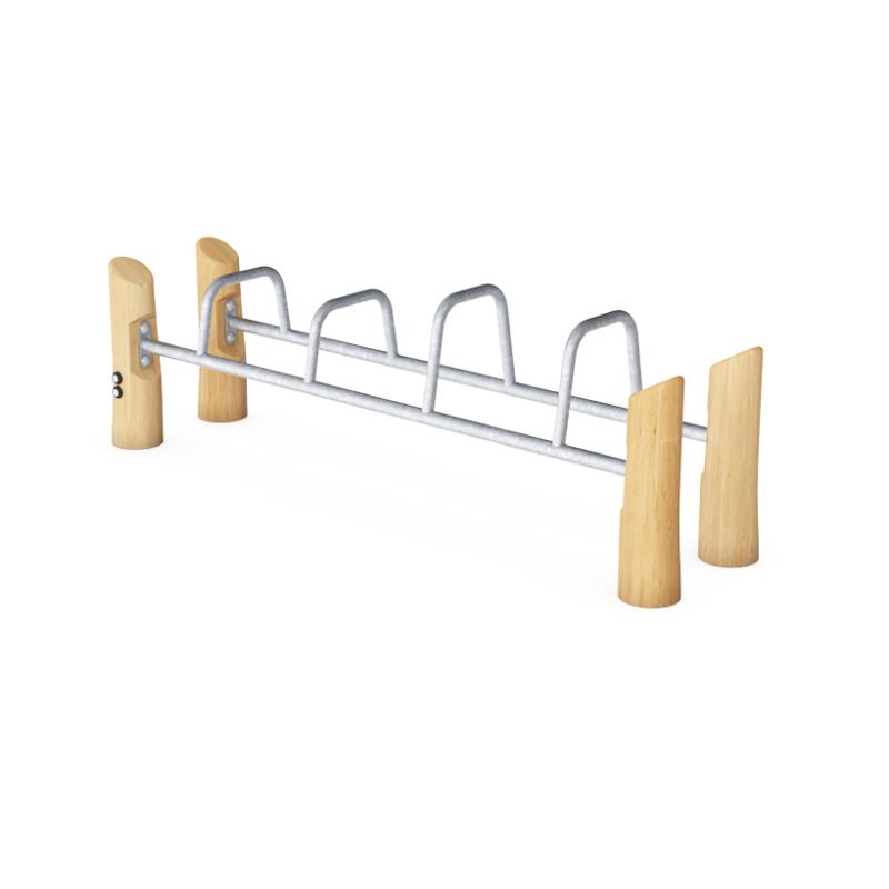 Barres push up bois - Kompan