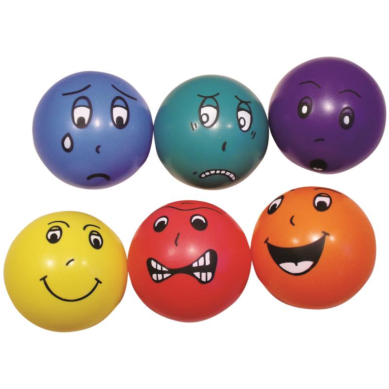 Lot de 6 ballons émotions - Baby gym - MEGAFORM- Clubs - Entreprises - Collectivités - Associations