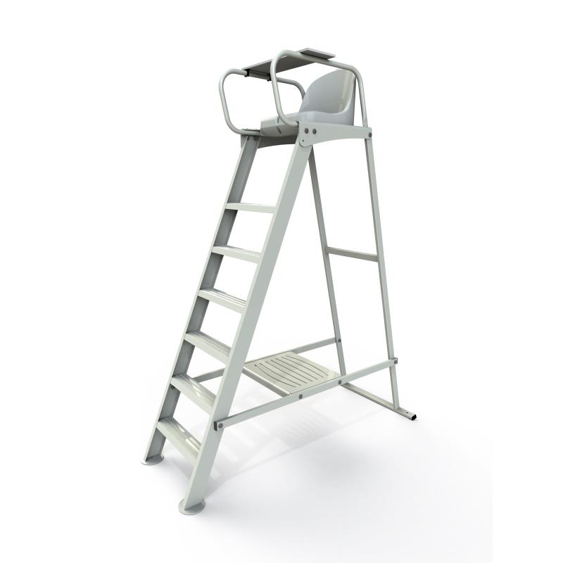 Chaise arbitre tennis aluminium - Tennis - METALUPLAST- Clubs - Entreprises - Collectivités - Associations