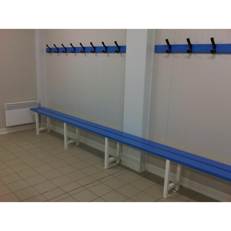 Porte patères pour vestiaires (le mètre) - Matériel terrain - METALUPLAST- Clubs - Entreprises - Collectivités - Associations
