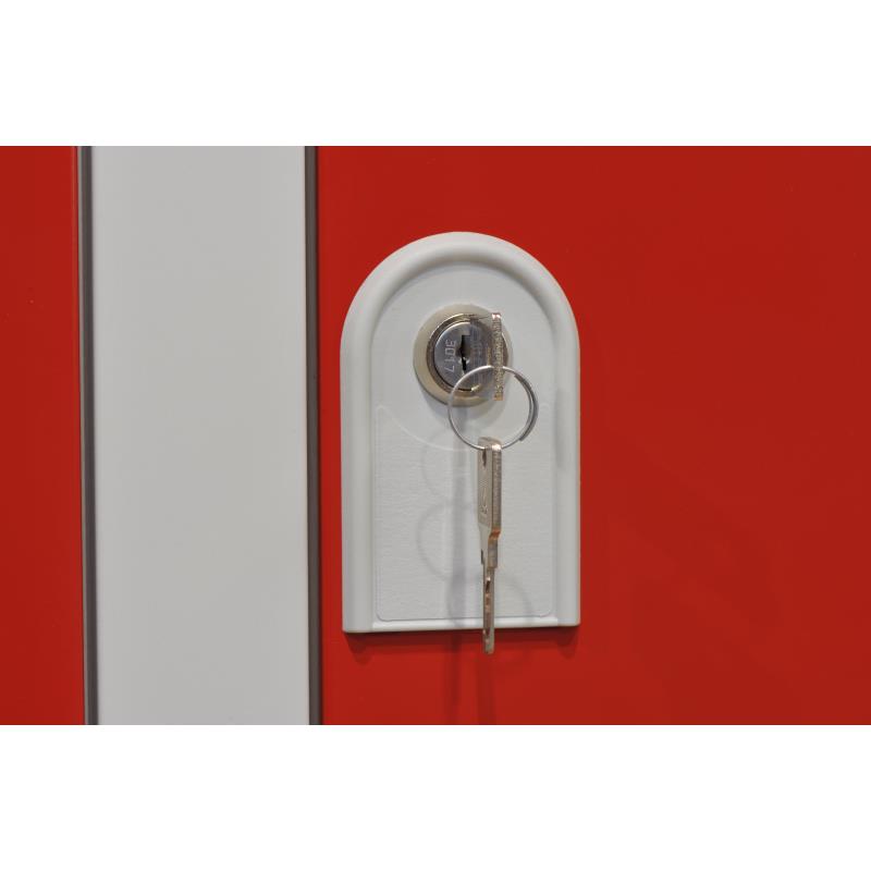 Casier vestiaires 4 colonnes simples avec serrures - Matériel terrain - VINCO INDUSTRIE- Clubs - Entreprises - Collectivités - Associations