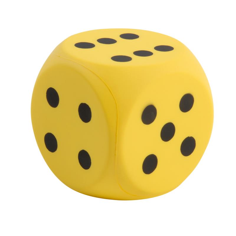 Dé en mousse jaune - SPORTI FRANCE
