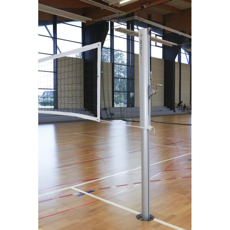 Filet de volley ball pour poteaux ovoïdes - Volley-ball - METALUPLAST- Clubs - Entreprises - Collectivités - Associations