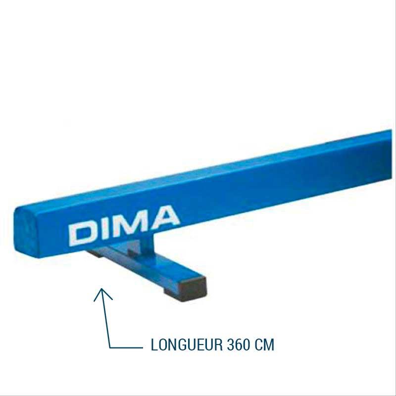 Poutre basse gymnastique longueur 360 cm - Gymnastique - Dimasport- Clubs - Entreprises - Collectivités - Associations