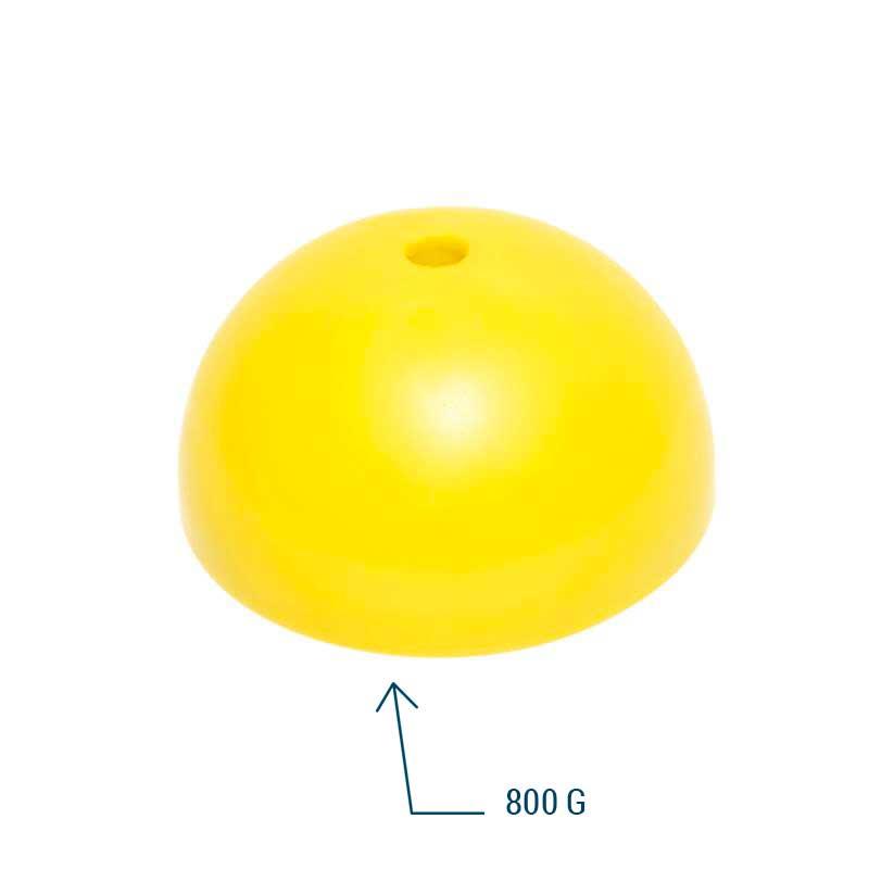 Socle lesté jaune 800 g - CSY PLASTIQUE