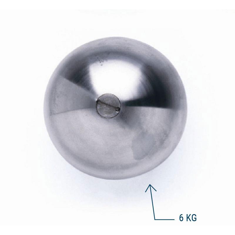 Poids athlétisme acier 6 kg - Lancer - Dimasport- Clubs - Entreprises - Collectivités - Associations