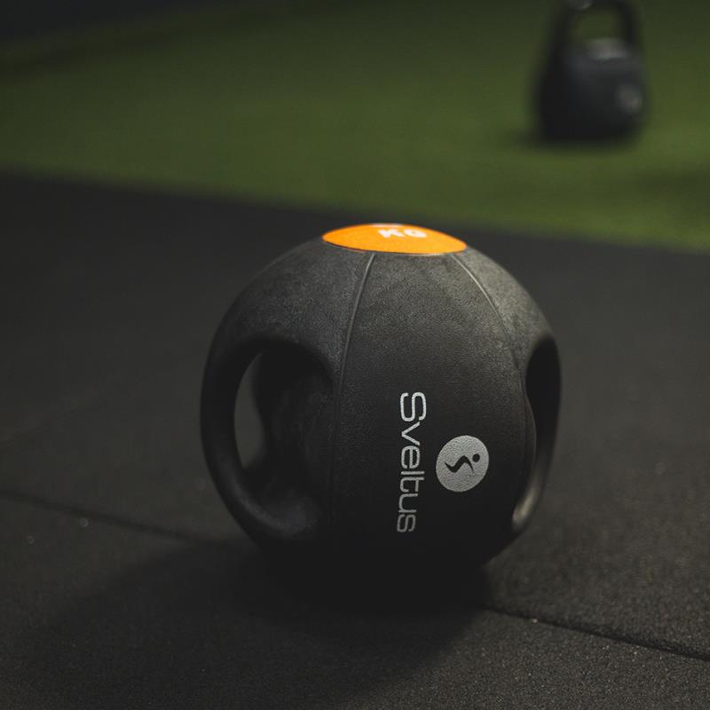 Palla Medica Sveltus 10kg | Con Maniglie | Per Allenamento Forza E Coordinazione - Foto 7