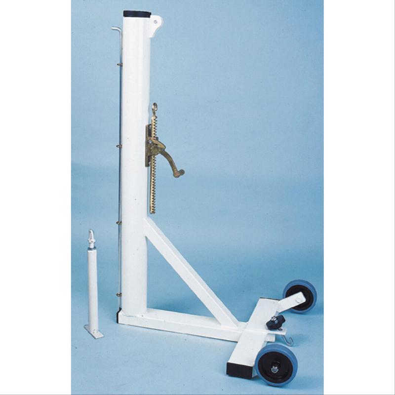 Paire poteaux tennis mobiles carrés - Tennis - METALUPLAST- Clubs - Entreprises - Collectivités - Associations