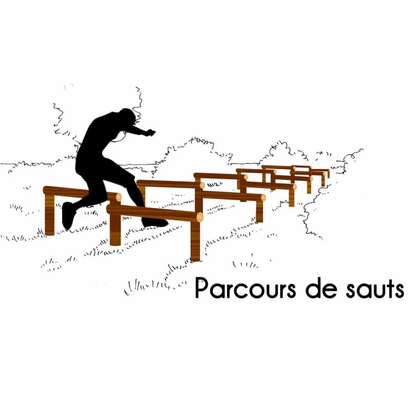 Parcours de sauts - echauffement parcours de sante - Fitness Extérieur - LOISIRS AMENAGEMENTS- Clubs - Entreprises - Collectivités - Associations