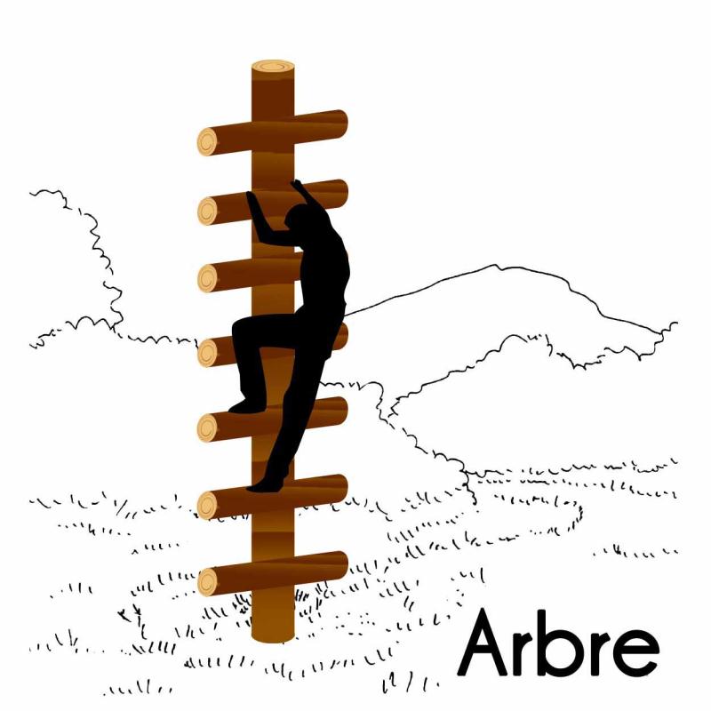 Module arbre - echauffement parcours de sante - Fitness Extérieur - LOISIRS AMENAGEMENTS- Clubs - Entreprises - Collectivités - Associations