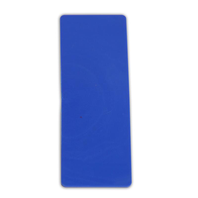 Lot de 6 empreintes rectangle bleu - CSY PLASTIQUE