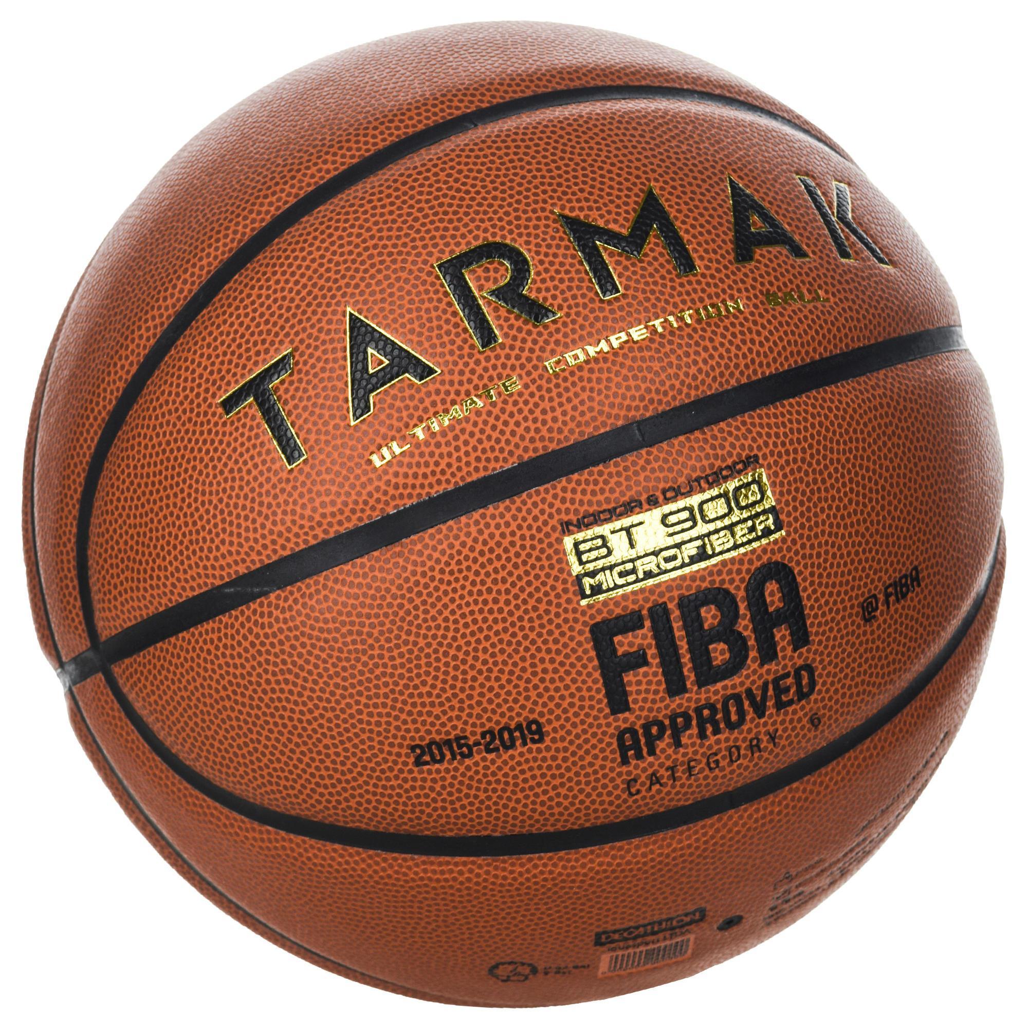Ballon de basket BT900 de taille 6, homologué FIBA pour fille, garçon et femme Clubs