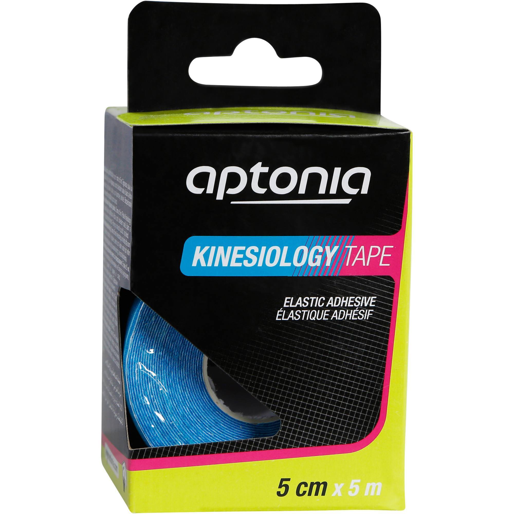 Bande de kinésiologie/kinesio tape 5 cm x 5 m bleu Clubs