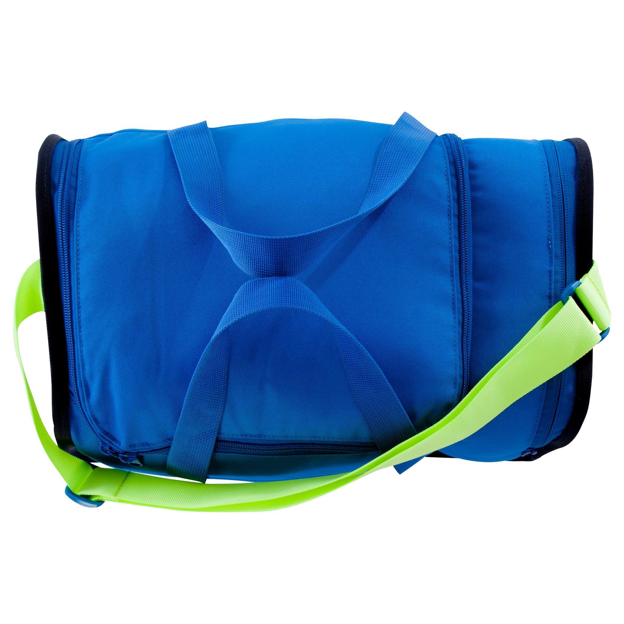 Sac de sports collectifs Kipocket 20 litres bleu jaune Clubs