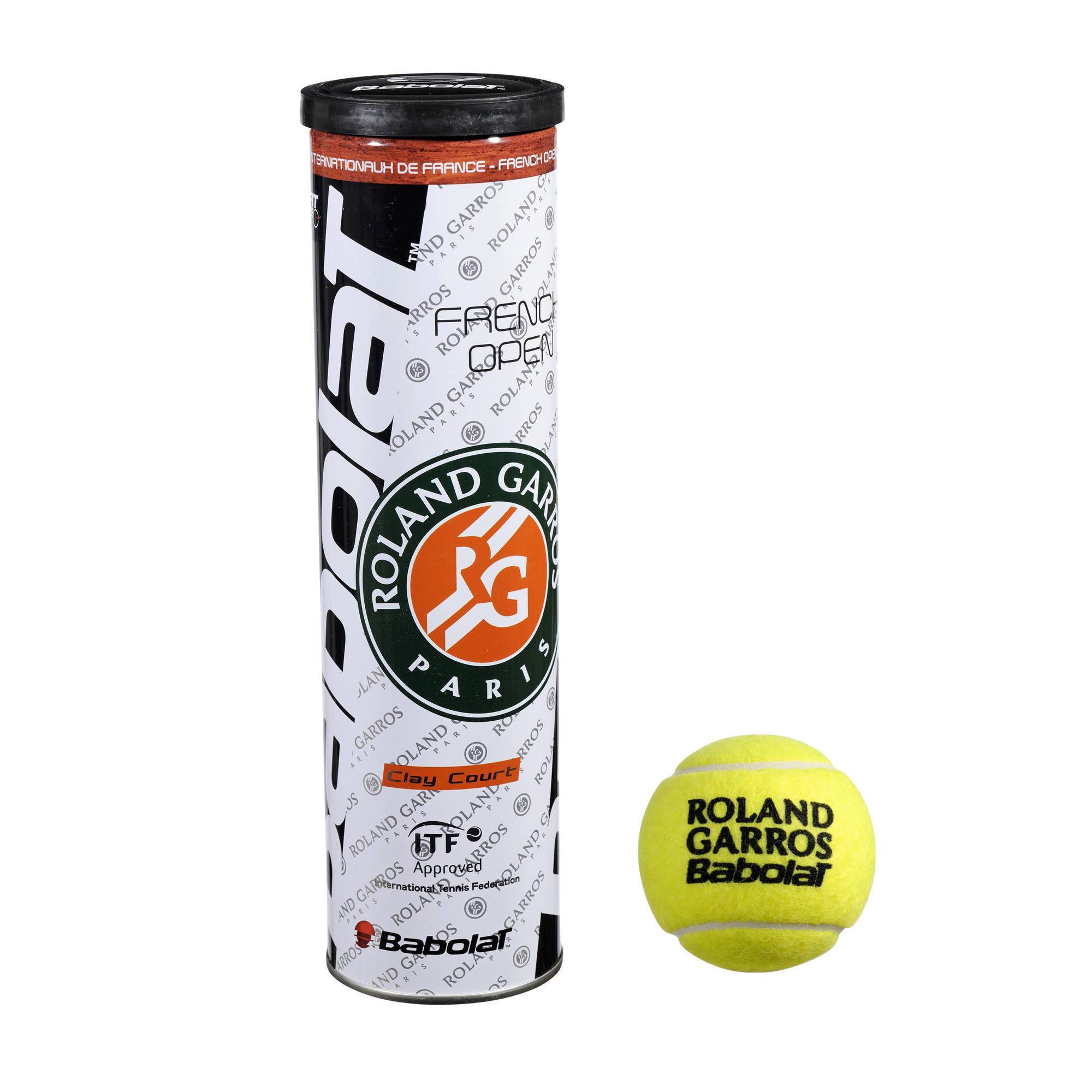 BALLES DE TENNIS PREMIUM ROLAND GARROS BABOLAT Clubs & Collectivités Decathlon Pro