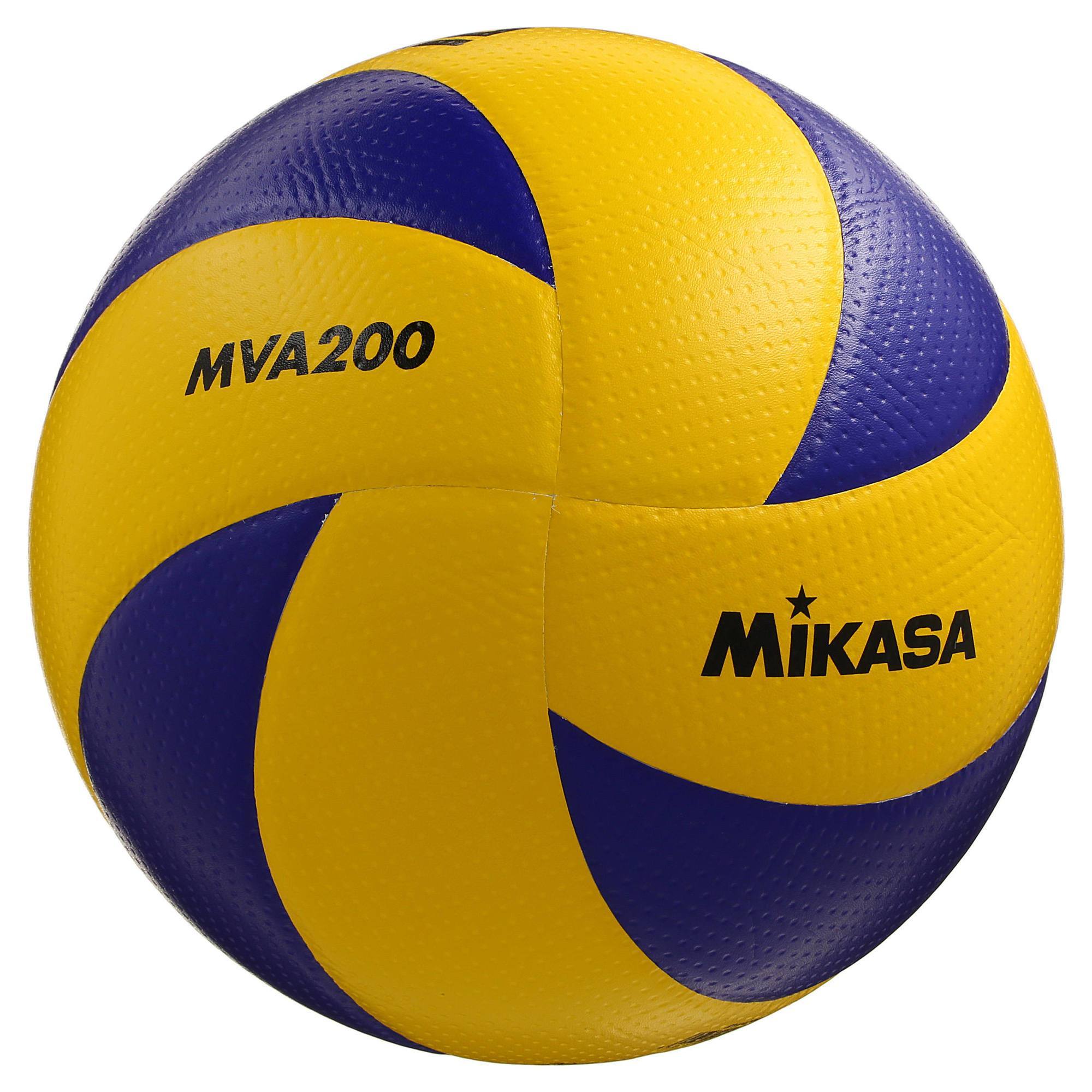 Ballon De Volley Officiel FIVB Mikasa V200W – Vert/Jaune, Taille 5, Homologué Match