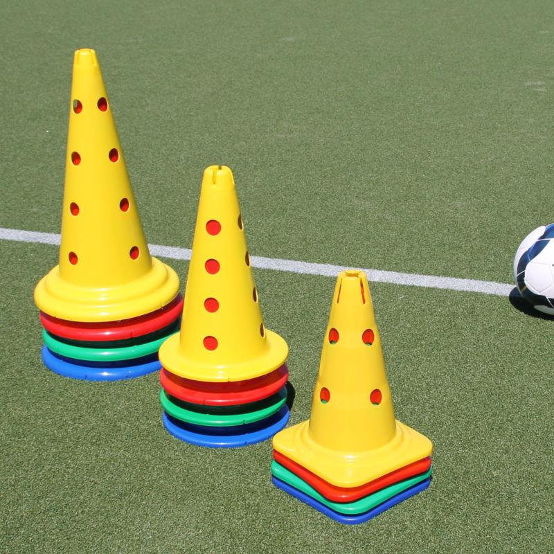 CÔNE DE SPORT À ENCOCHES 16 TROUS 38 CM. Clubs & Collectivités