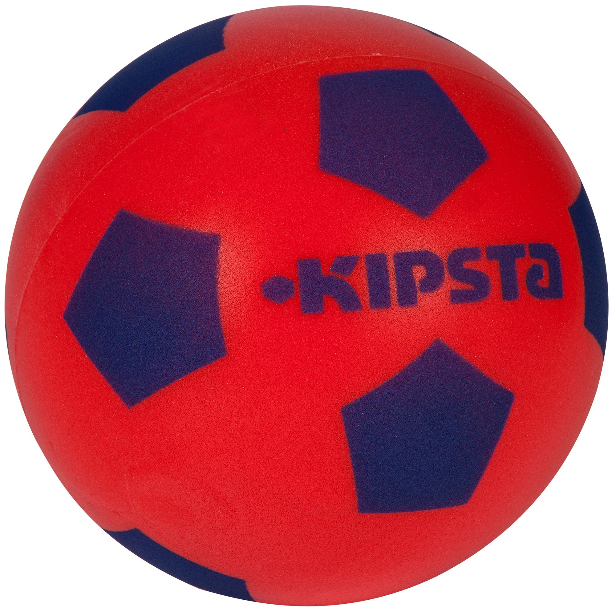 BALLON FOOTBALL EN MOUSSE 300 TAILLE 4 ROUGE BLEU Clubs