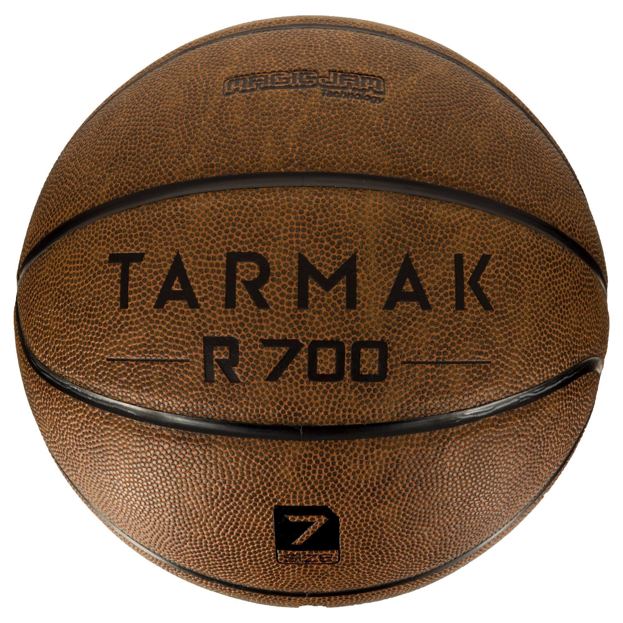 BALLON DE BASKET ADULTE TARMAK 700 TAILLE 7 MARRON. INCREVABLE ET SUPER