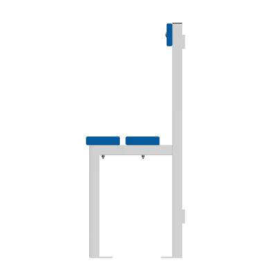 banc vestiaires murale fixation mur / sol