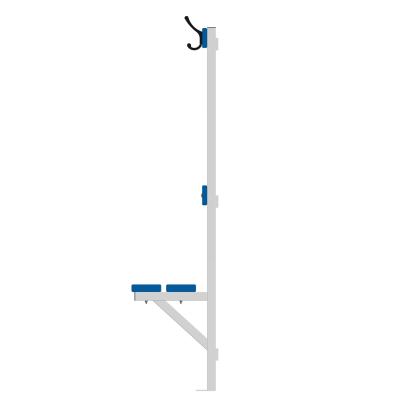 banc vestiaires murale porte patères