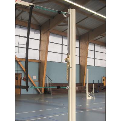 PAIRE DE POTEAUX VOLLEY BALL ENTRAINEMENT ACIER