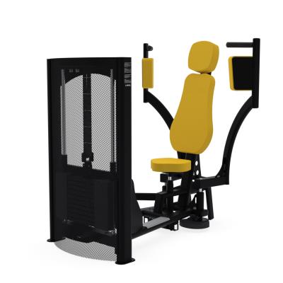 appareil musculation pectoraux butterfly jaune maxi 105 kg