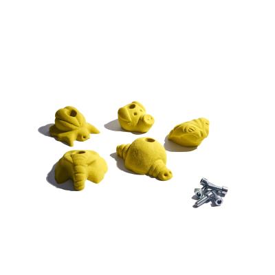 Lot de 5 prises d&#039;escalade 150 mm enfant série 2