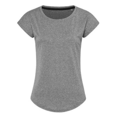 MAILLOT POLYESTER RECYCLE F GRIS CHINE