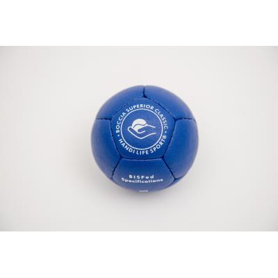 balle boccia de compétition bleue