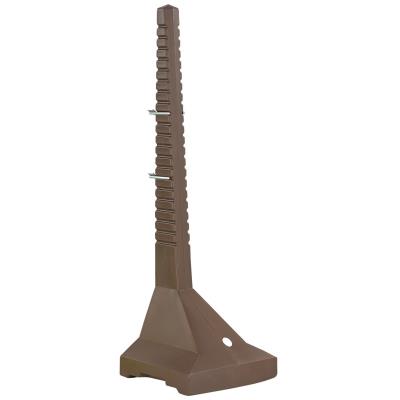 chandelier d equitation simple en resine marron