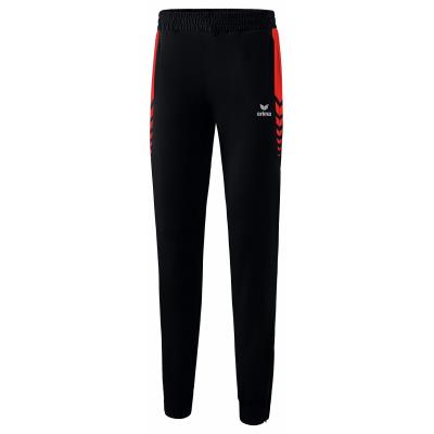 Pantalon erima worker femme noir/rouge