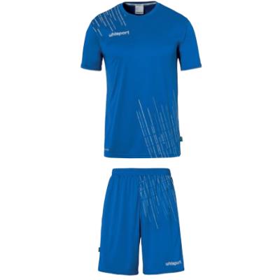 SET MAILLOT + SHORT ADULTE UHLSPORT SCORE26 BLEU AZUR/BLANC