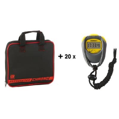Chronomètre électronique - Mallette de 20 Chronos Easy EPS 