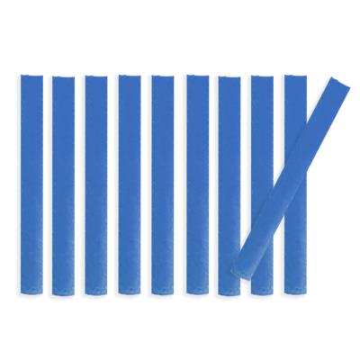 Lot de 10 bandes de marquage au sol PVC bleu