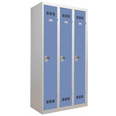 casier vestiaires 3 colonnes simples avec serrures