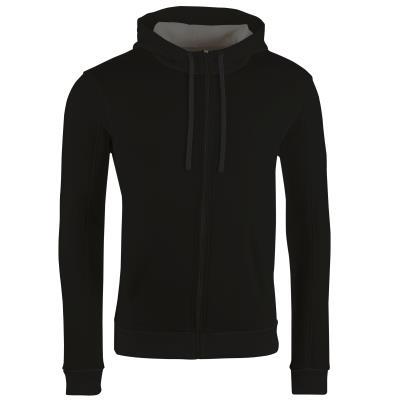 VESTE MOLLETON 500 MASTER JR pour les clubs et collectivités SWEAT CAPUCHE ENFANT NOIR pour les clubs et collectivités