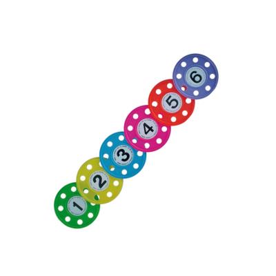 LOT DE 6 DISQUES LESTÉS