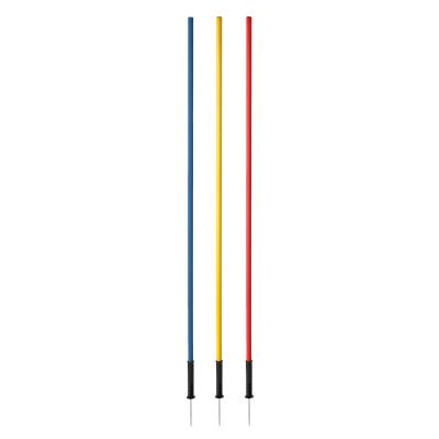 jaune 110 cm piquet de slalom avec ressort flexible et pointe en m/étal