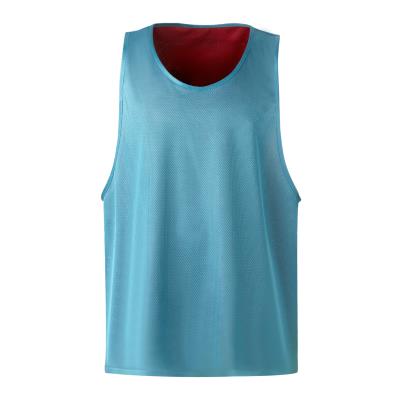 Chasuble réversible rouge/ turquoise
