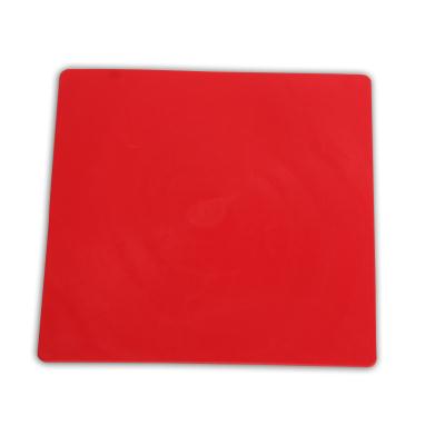 Lot de 6 empreintes de marquage au sol carré rouge